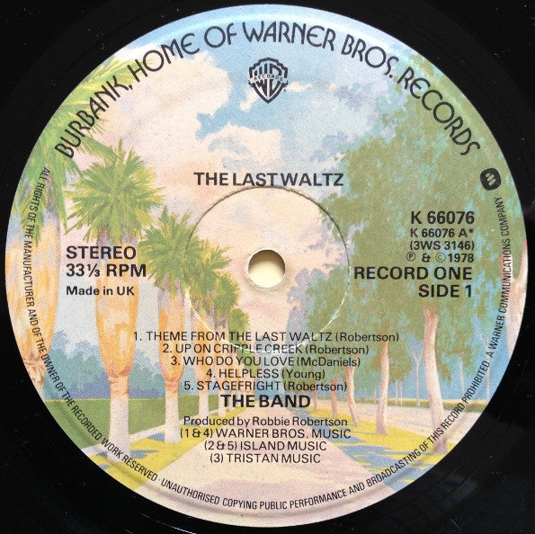 Band, The - The Last Waltz (LP Tweedehands)