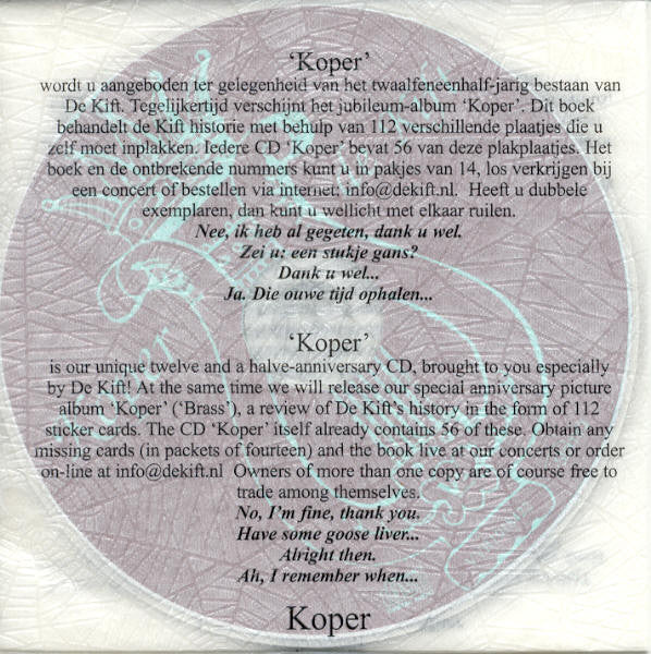 De Kift - Koper (CD Tweedehands)