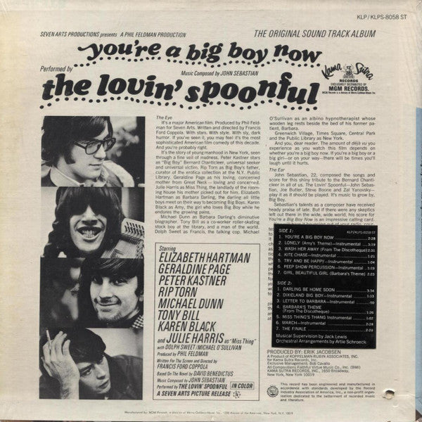 Lovin' Spoonful, The - You're A Big Boy Now - The Original Sound Track Album (LP Tweedehands)