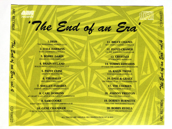 Various - 'The End Of An Era' Vol. 4 (CD)