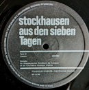 Karlheinz Stockhausen - Ensemble Musique Vivante - Aus Den Sieben Tagen / Fais Voile Vers Le Soleil Liason (LP Tweedehands)