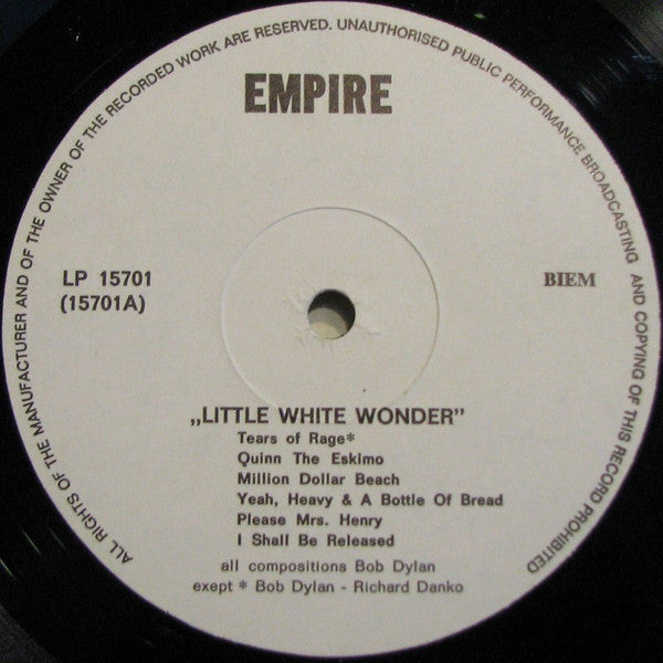 Basement Singers, The - Little White Wonder (LP Tweedehands)