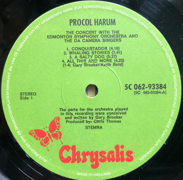 Procol Harum In Concert With The Edmonton Symphony Orchestra - Live (LP Tweedehands)