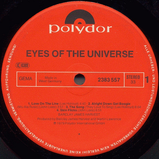 Barclay James Harvest - Eyes Of The Universe (LP Tweedehands)