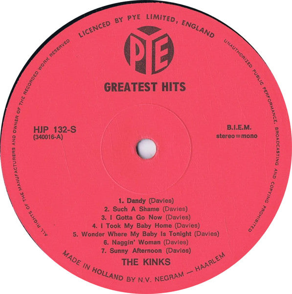 Kinks, The - Greatest Hits (LP Tweedehands)