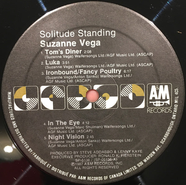 Suzanne Vega - Solitude Standing (LP Tweedehands)