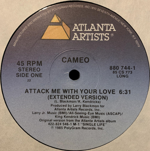 Cameo - Attack Me With Your Love (12" Tweedehands)
