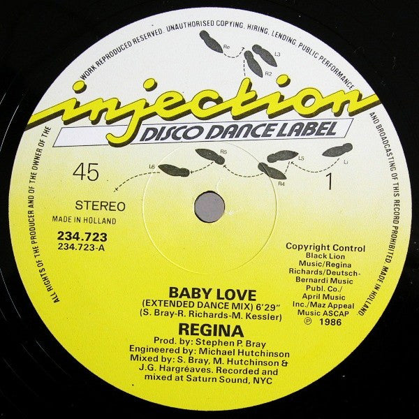 Regina - Baby Love (12" Tweedehands)