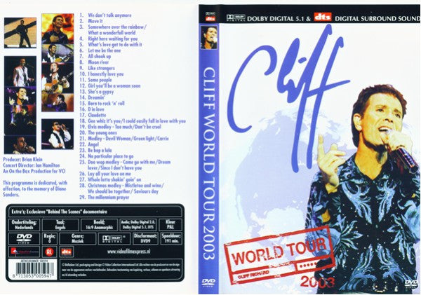 Cliff Richard - Cliff World Tour 2003 (DVD Tweedehands)