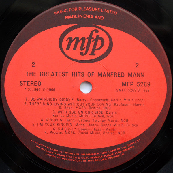 Manfred Mann - The Greatest (LP Tweedehands)