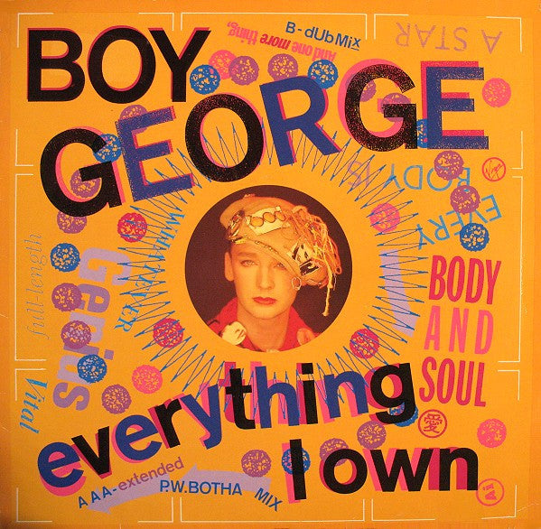 Boy George - Everything I Own (12" Tweedehands)