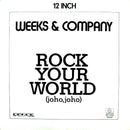 Weeks & Co. - Rock Your World (Joho, Joho) (12" Tweedehands) - Discords.nl