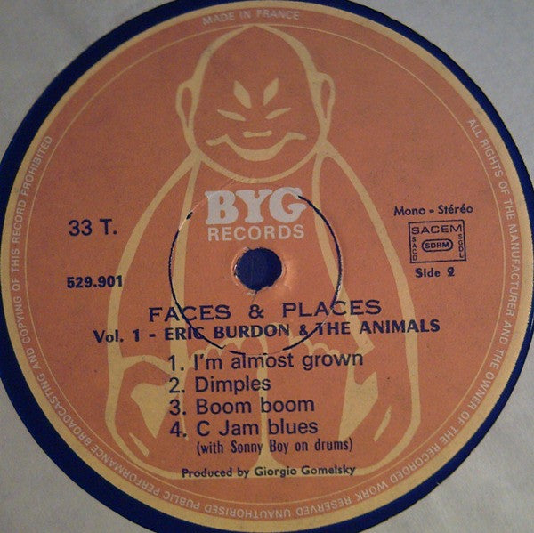 Eric Burdon + Animals, The - Faces And Places Vol. 1 (LP Tweedehands)