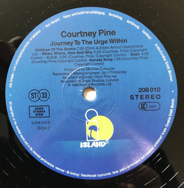 Courtney Pine - Journey To The Urge Within (LP Tweedehands) - Discords.nl