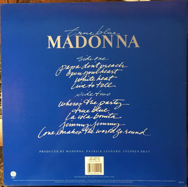 Madonna - True Blue (LP Tweedehands)