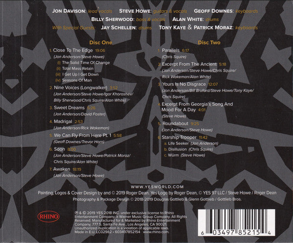 Yes - 50 Live (CD Tweedehands) - Discords.nl
