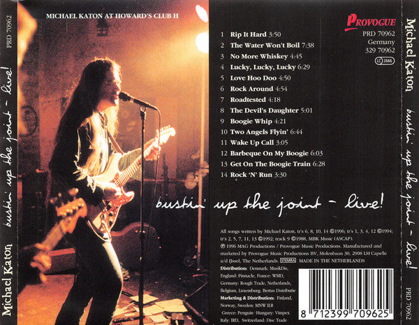 Michael Katon - Bustin' Up The Joint - Live! (CD Tweedehands)