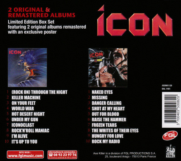 Icon (20) - Axe Killer Warrior's Set: Icon / Night Of The Crime (CD Tweedehands)