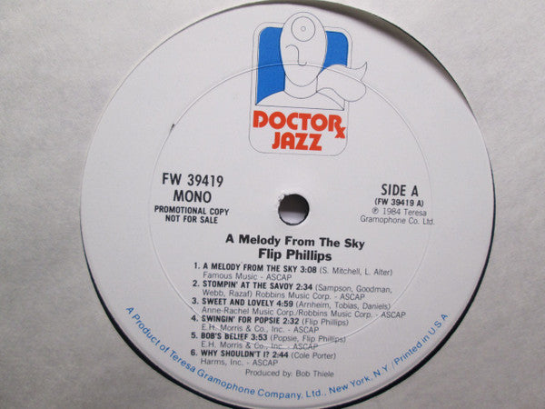 Flip Phillips - A Melody From The Sky (LP Tweedehands) - Discords.nl