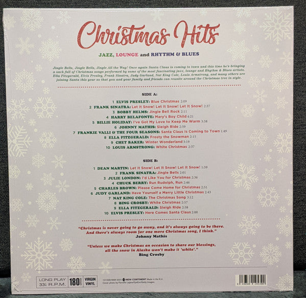 Various - Christmas Hits (Jazz, Lounge and Rhythm & Blues) (LP) - Discords.nl