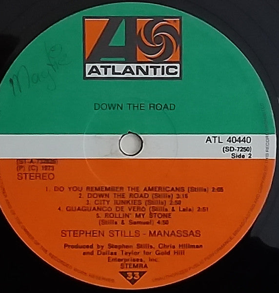 Stephen Stills, Manassas - Down The Road (LP Tweedehands)