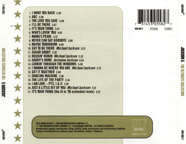 Jackson 5, The - The Ultimate Collection (CD Tweedehands) - Discords.nl