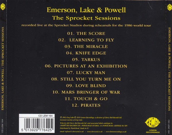 Emerson, Lake & Powell - The Sprocket Sessions (An Official Bootleg) (CD)