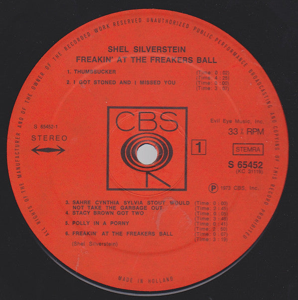 Shel Silverstein - Freakin' At The Freakers Ball (LP Tweedehands) - Discords.nl
