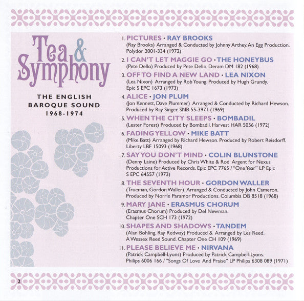 Various - Tea & Symphony (The English Baroque Sound 1968-1974) (CD)