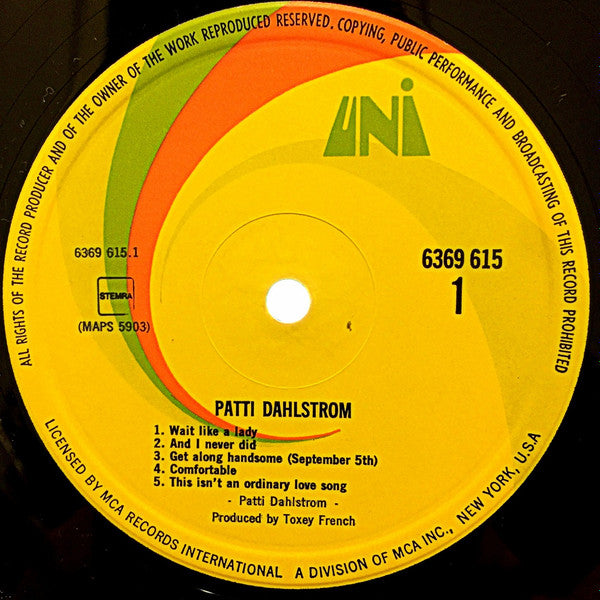 Patti Dahlstrom - Patti Dahlstrom (LP Tweedehands)