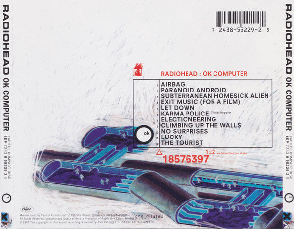 Radiohead - OK Computer (CD Tweedehands)