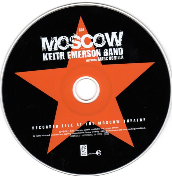 Keith Emerson Band Featuring Marc Bonilla - Moscow (CD Tweedehands)