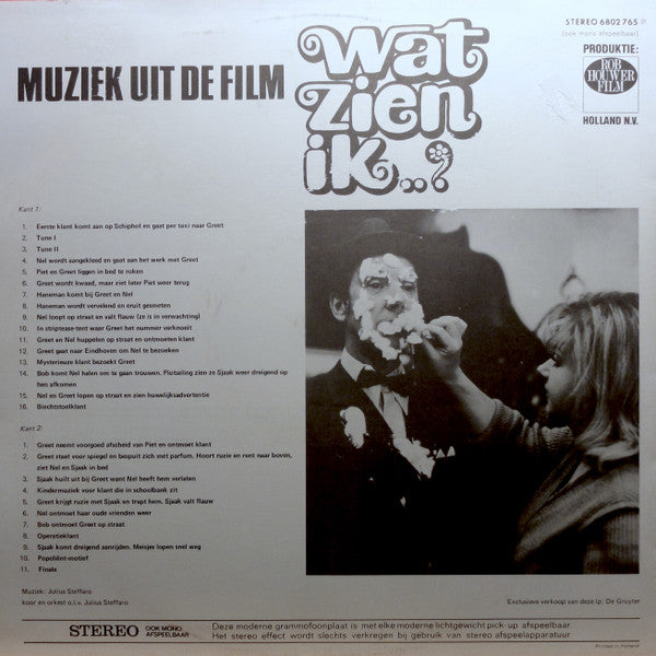Julius Steffaro - Wat Zien Ik..? (Muziek Uit De Film) (LP Tweedehands)