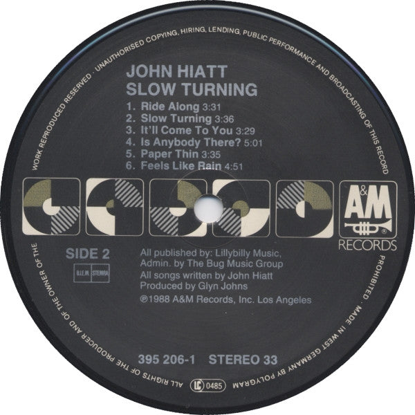 John Hiatt - Slow Turning (LP Tweedehands)
