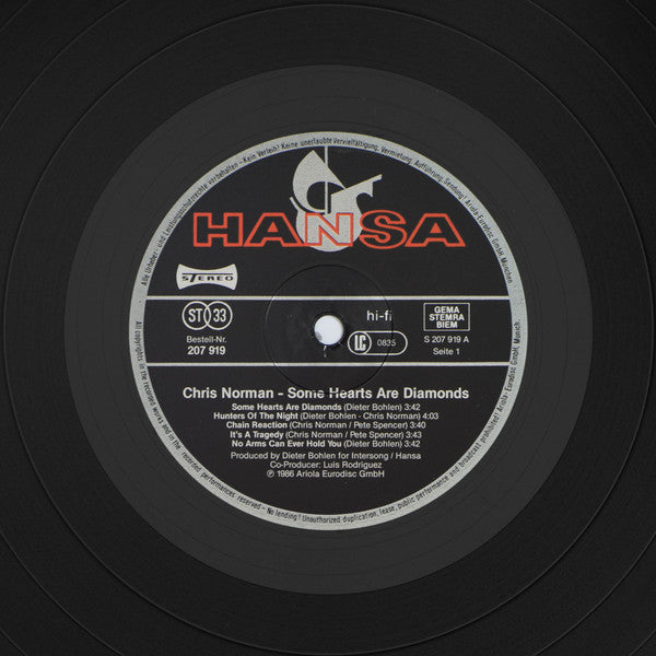 Chris Norman - Some Hearts Are Diamonds (LP Tweedehands) - Discords.nl