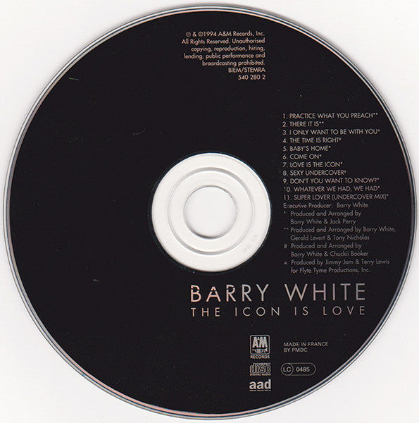 Barry White - The Icon Is Love (CD Tweedehands)