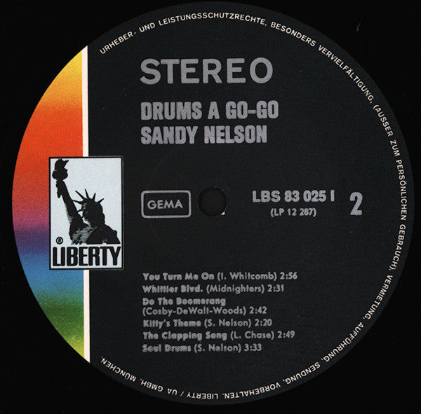Sandy Nelson - Drums À Go-Go (LP Tweedehands)