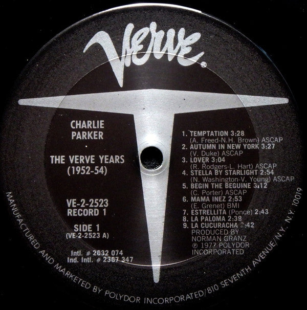 Charlie Parker - The Verve Years (1952-54) (LP Tweedehands) - Discords.nl