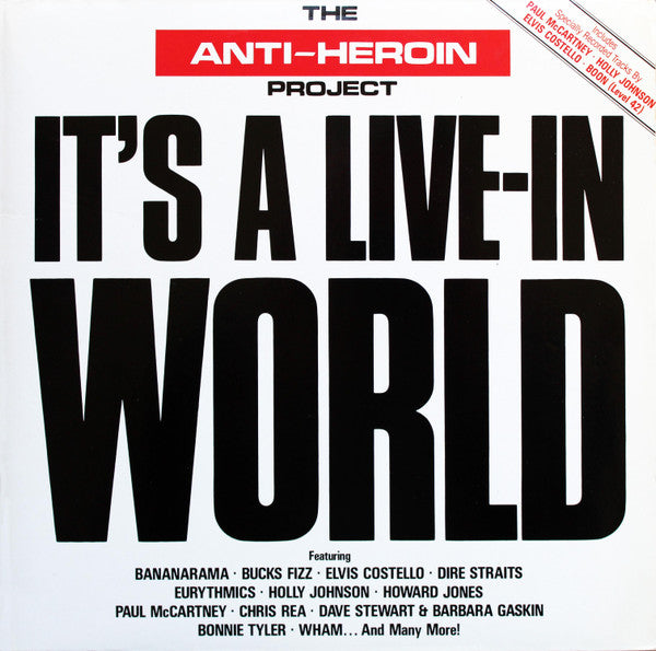 Various - The Anti-Heroin Project - It's A Live-In World (LP Tweedehands)