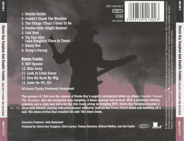 Stevie Ray Vaughan & Double Trouble - Couldn't Stand The Weather (CD Tweedehands)