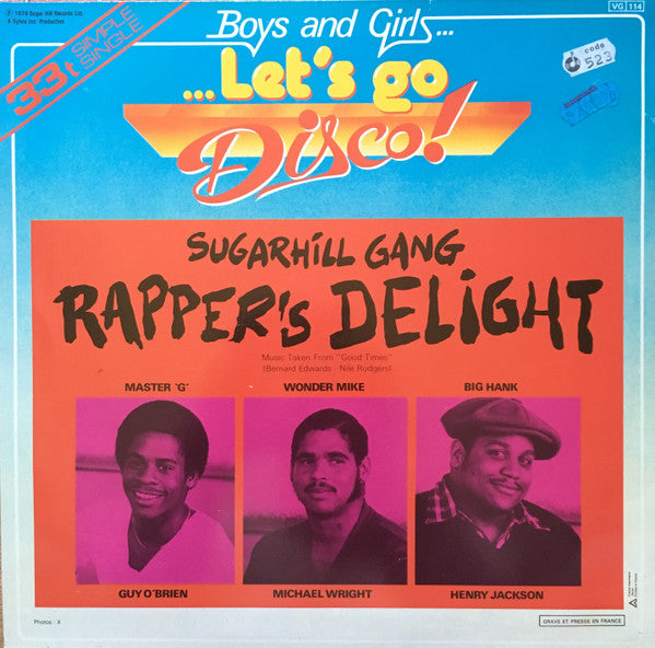 Sugarhill Gang - Rapper's Delight (12" Tweedehands)