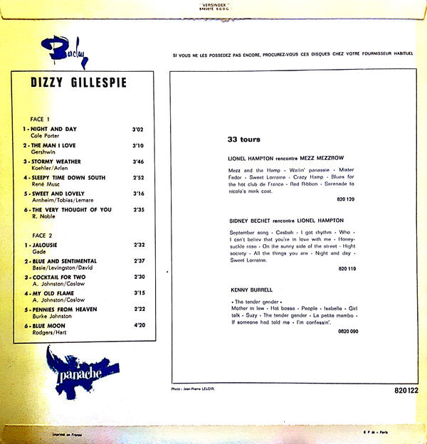 Dizzy Gillespie - Dizzy Gillespie (LP Tweedehands) - Discords.nl