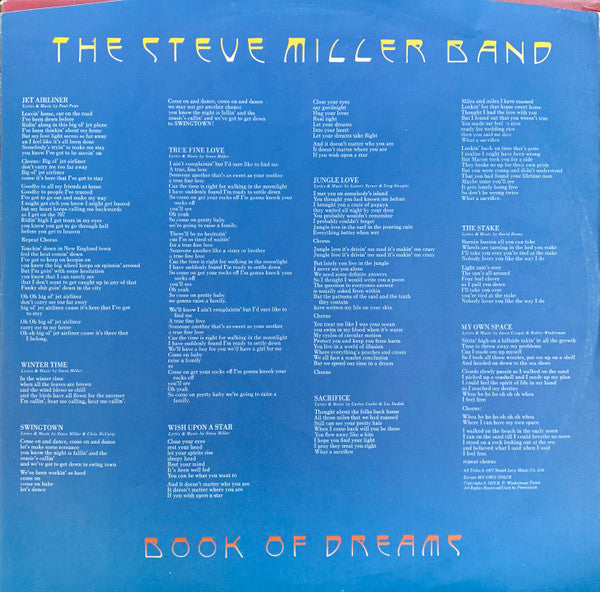 Steve Miller Band - Book Of Dreams (LP Tweedehands)