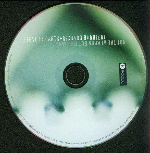 Steve Hogarth + Richard Barbieri - Not The Weapon But The Hand (CD)