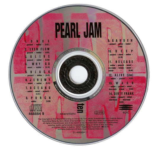 Pearl Jam - Ten (CD Tweedehands)
