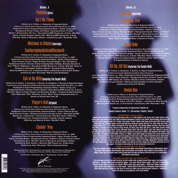 OutKast - Southernplayalisticadillacmuzik (LP Tweedehands)