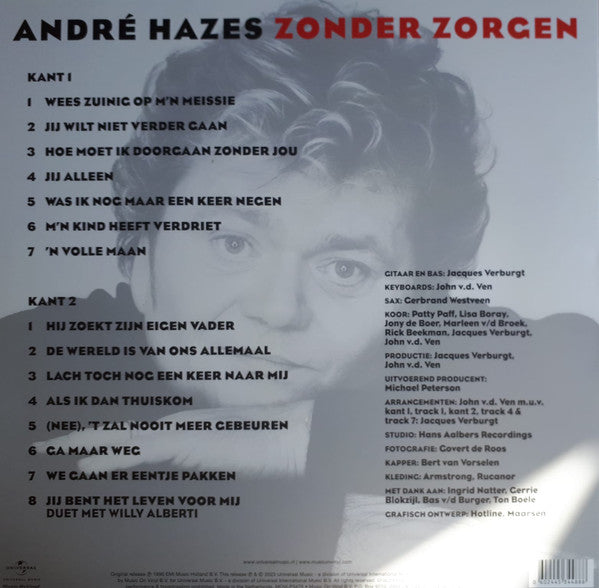 André Hazes - Zonder Zorgen (LP)