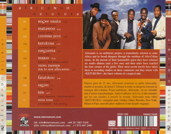 Africando - Ketukuba (CD Tweedehands) - Discords.nl