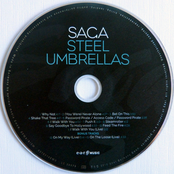 Saga (3) - Steel Umbrellas (CD) - Discords.nl