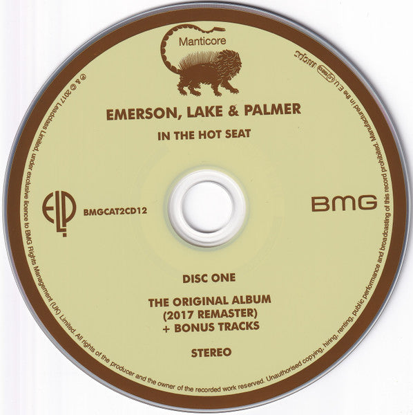 Emerson, Lake & Palmer - In The Hot Seat (CD)